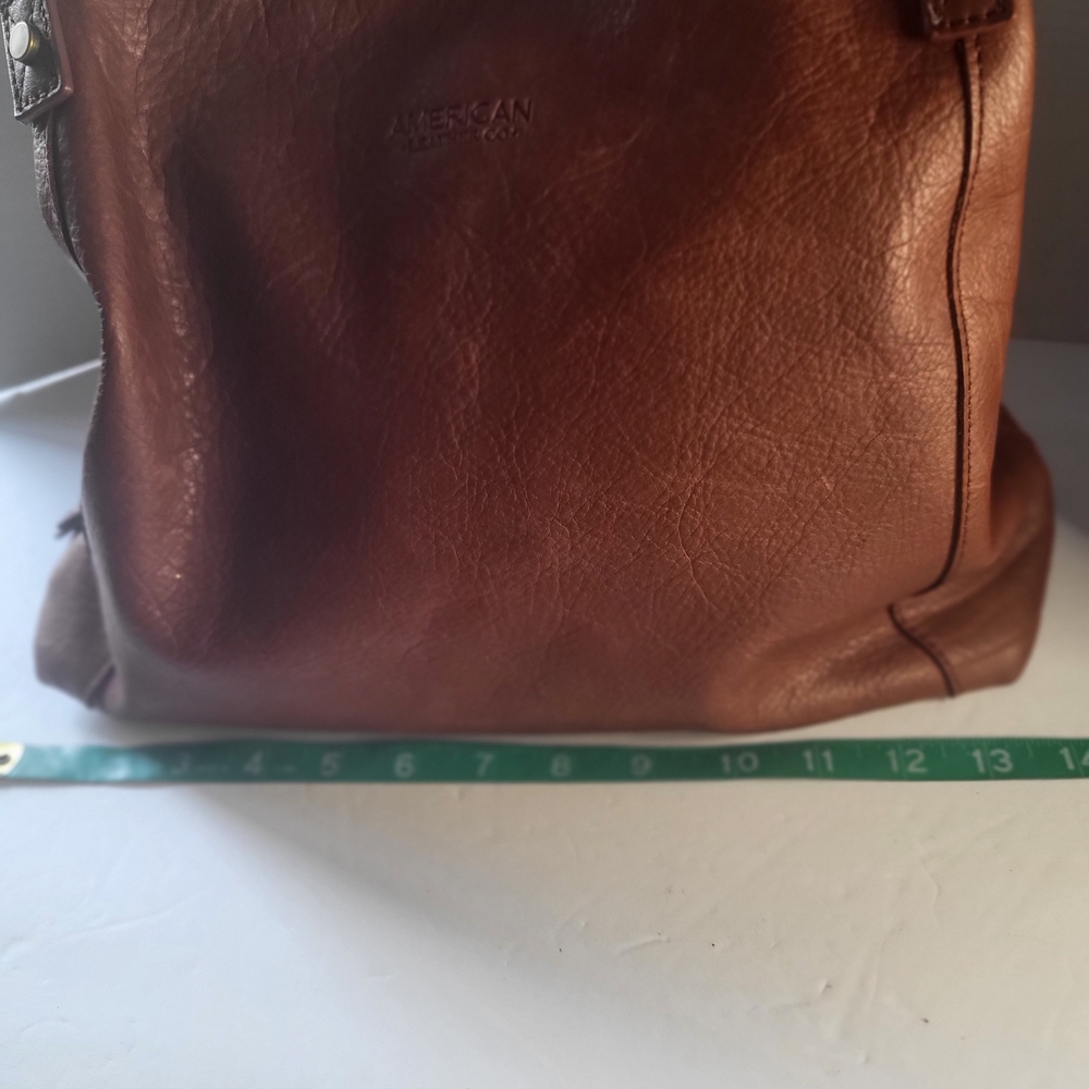American Leather Co. Classic Brown Shoulder Bag - Picture 12 of 15